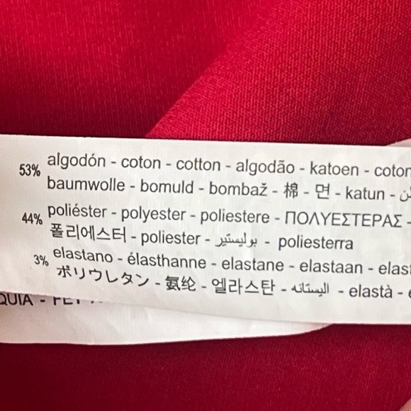 Zara V Neck Solid Red Wrap Mini Dress Short Sleeve Extra Small Sash Tie - Picture 10 of 10